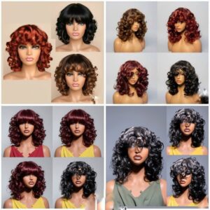 DEAL 72  AAC BOUNCE FRINGE HAIR BLEND